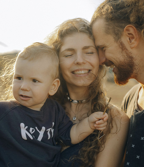 Happy family, represents how you can heal from trauma through EMDR therapy in Montclair, NJ.